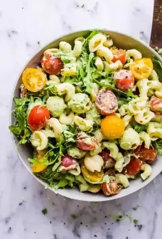 Creamy Green Goddess Pasta Salad