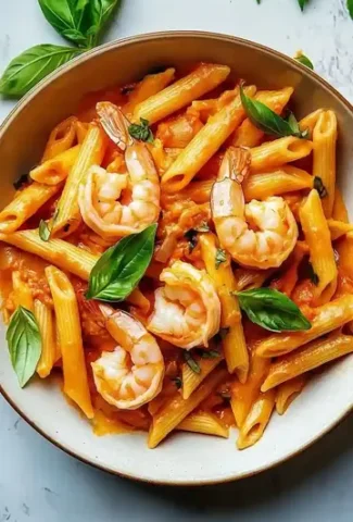Creamy Shrimp Penne alla Vodka