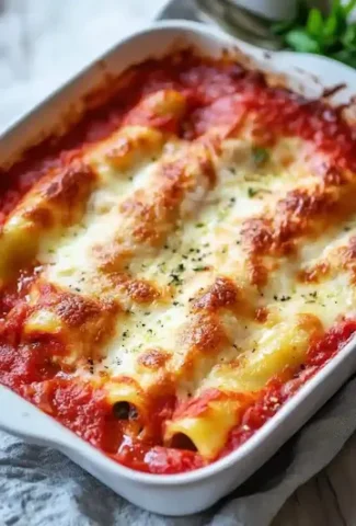 Creamy Spinach Ricotta Cannelloni