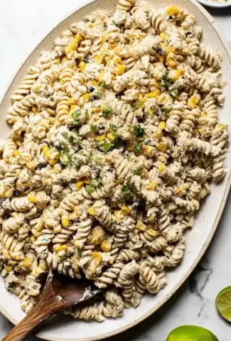 Creamy Street Corn Pasta Salad