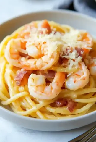 Delicious Shrimp Carbonara Recipe