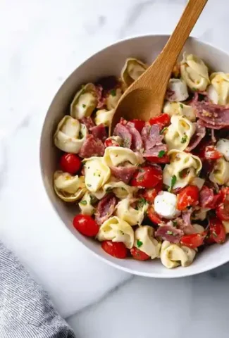 Easy Antipasto Tortellini Salad