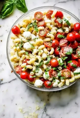 Easy Caprese Pasta Salad Recipe