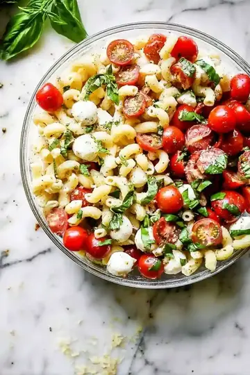 Easy Caprese Pasta Salad Recipe