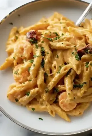 Easy One Pot Buffalo Chicken Pasta