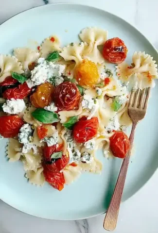 Farfalle Pasta Salad with Herbed Ricotta