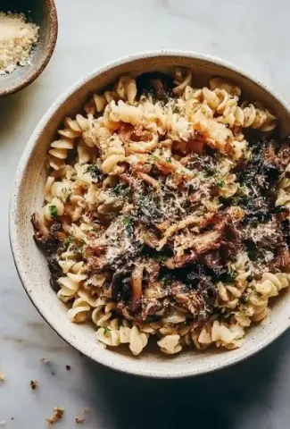 Herb Roasted Mushroom Pasta