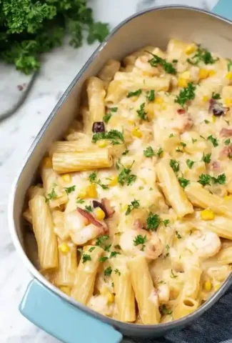 Lighter Creamy Tuna Pasta Bake