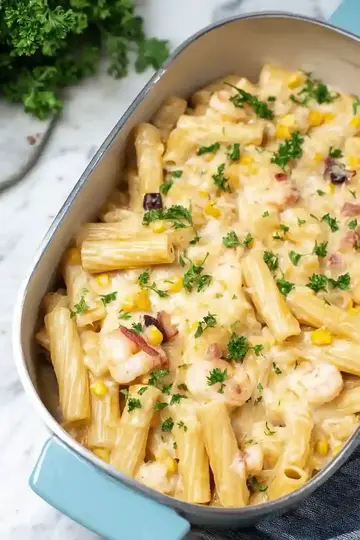 Lighter Creamy Tuna Pasta Bake
