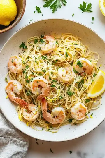 Quick Easy Shrimp Scampi Pasta