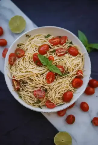 Refreshing Lemon Capellini Salad