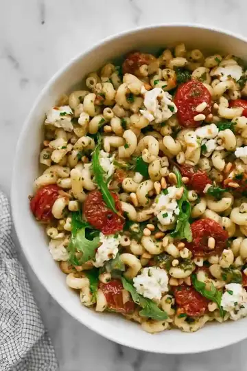 Roasted Tomato Pesto Pasta Salad