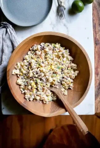 Smoky Cowboy Caviar Pasta Salad