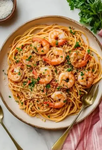 Spicy Shrimp Fra Diavolo Pasta
