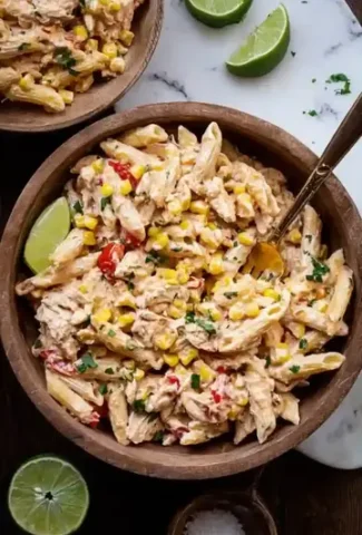 Spicy Sriracha Chicken Pasta Salad