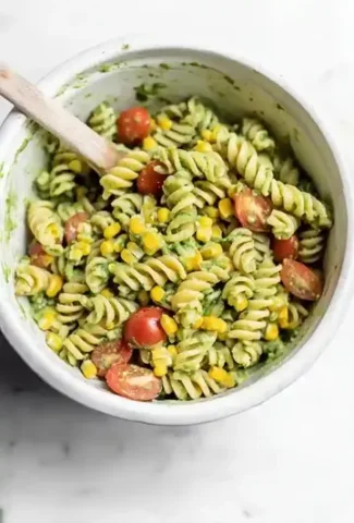 Vegan Avocado Pasta Salad Recipe