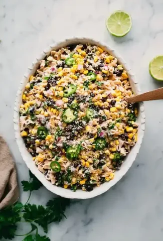 Vibrant Mexican Street Corn Pasta Salad