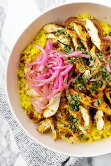 Air Fryer Buffalo Chicken Breast Shawarma