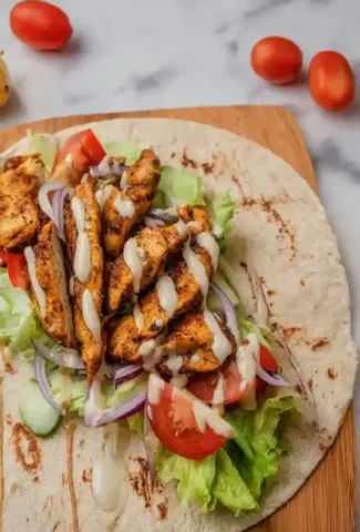 Air Fryer Chicken Breast Shawarma Recipe
