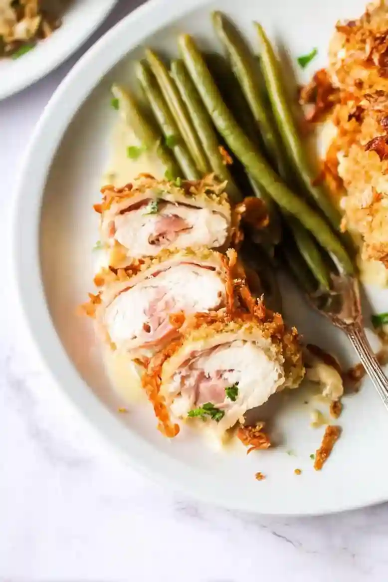 Air Fryer Chicken Cordon Bleu Recipe - 1