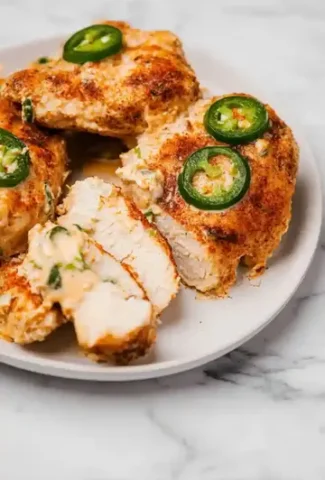 Air Fryer Jalapeno Popper Chicken Breast