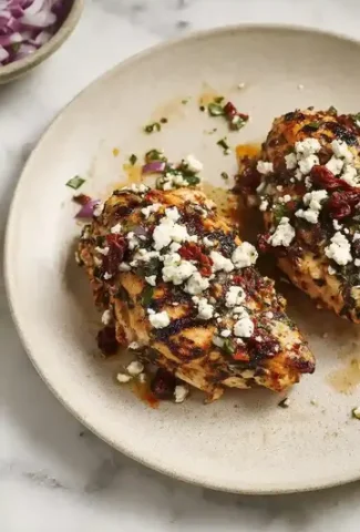 Air Fryer Sundried Tomato Stuffed Chicken