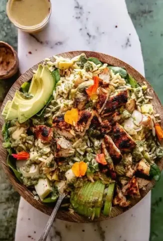 Cajun Chicken Orzo Salad Recipe
