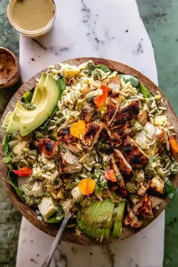 Cajun Chicken Orzo Salad Recipe
