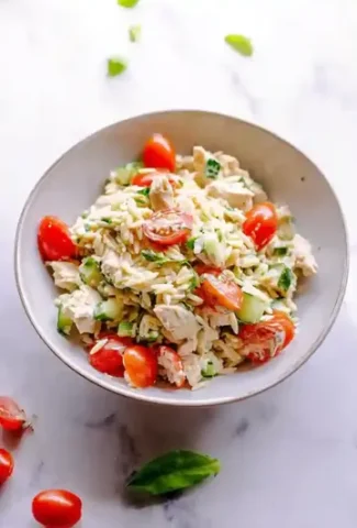 Easy Chicken Orzo Salad Recipe