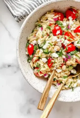 Fresh Summer Orzo Pasta Salad