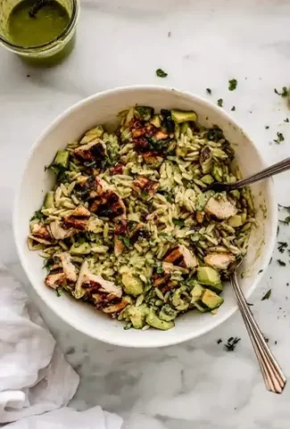 Grilled Chicken Orzo Salad Recipe
