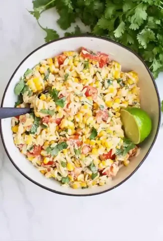 Mexican Street Corn Orzo Salad