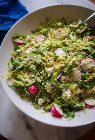 Refreshing Spring Orzo Salad Recipe