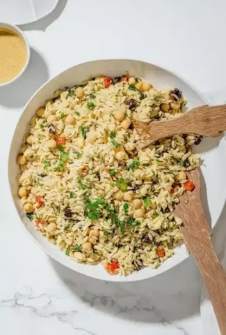 Roasted Vegetable Orzo Salad Recipe