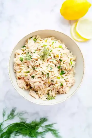 Tuna Orzo Pasta Salad Recipe