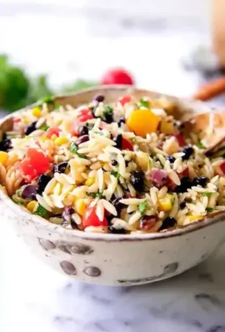 Vibrant Southwest Orzo Salad Recipe