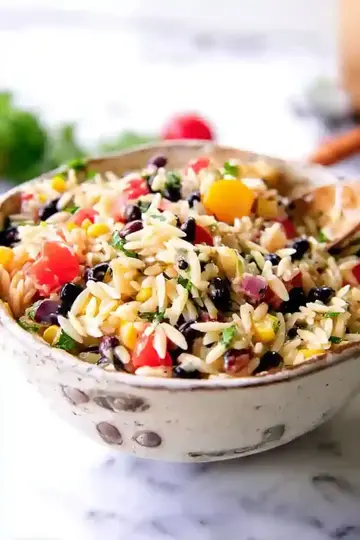 Vibrant Southwest Orzo Salad Recipe